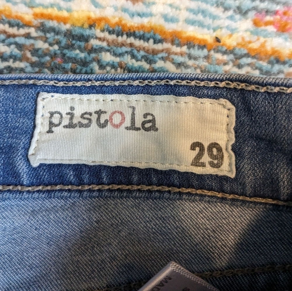 Pistola Mid Rise Skinny Ankle Style #P8409 Size 29 - Picture 6 of 10